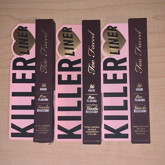 ✨2 Available✨Too Faced New In Box Killer Liner in Killer Espresso - Picture 2 of 5